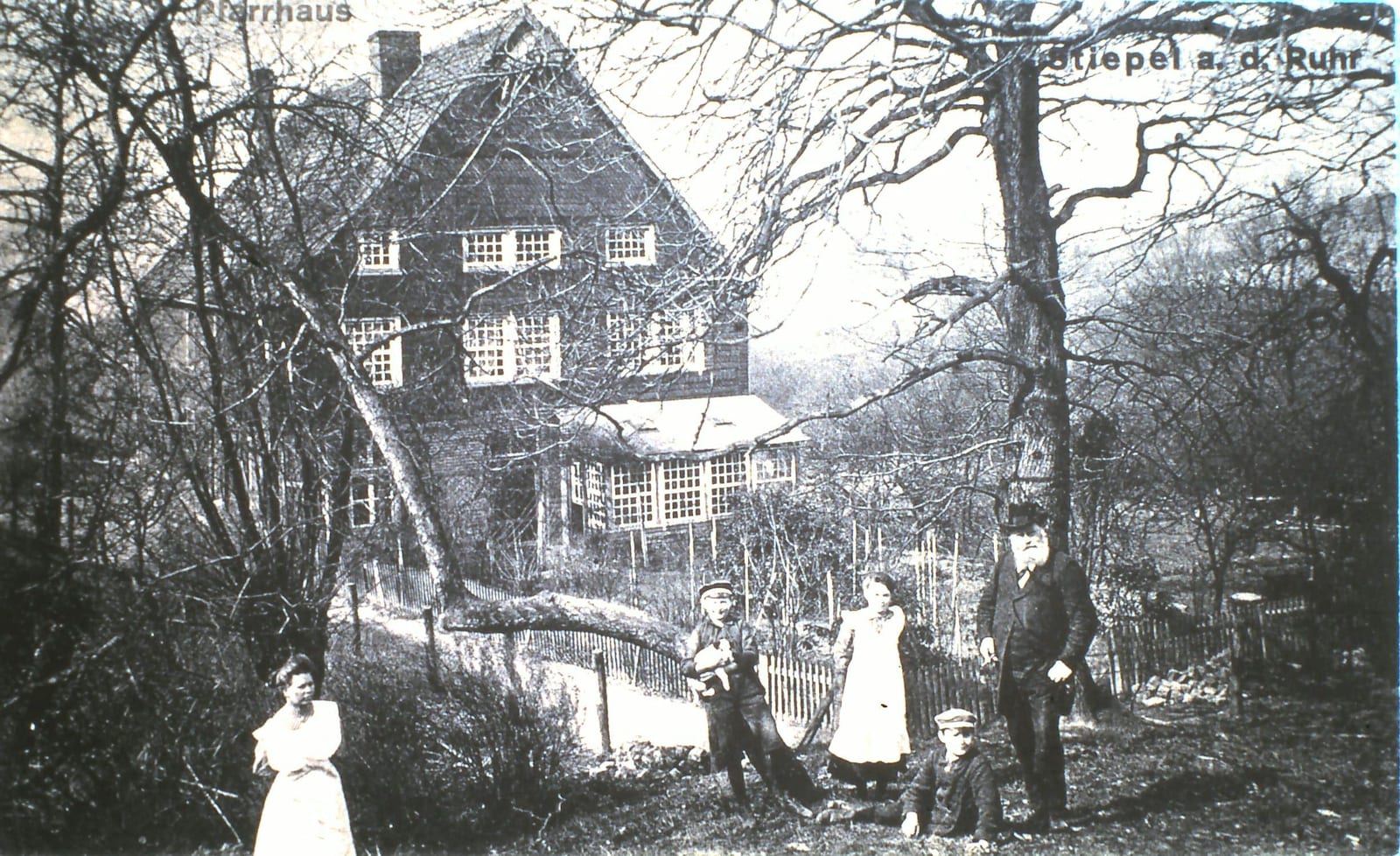 altes-pastorat-im-jahr-1900-bochum-stiepel