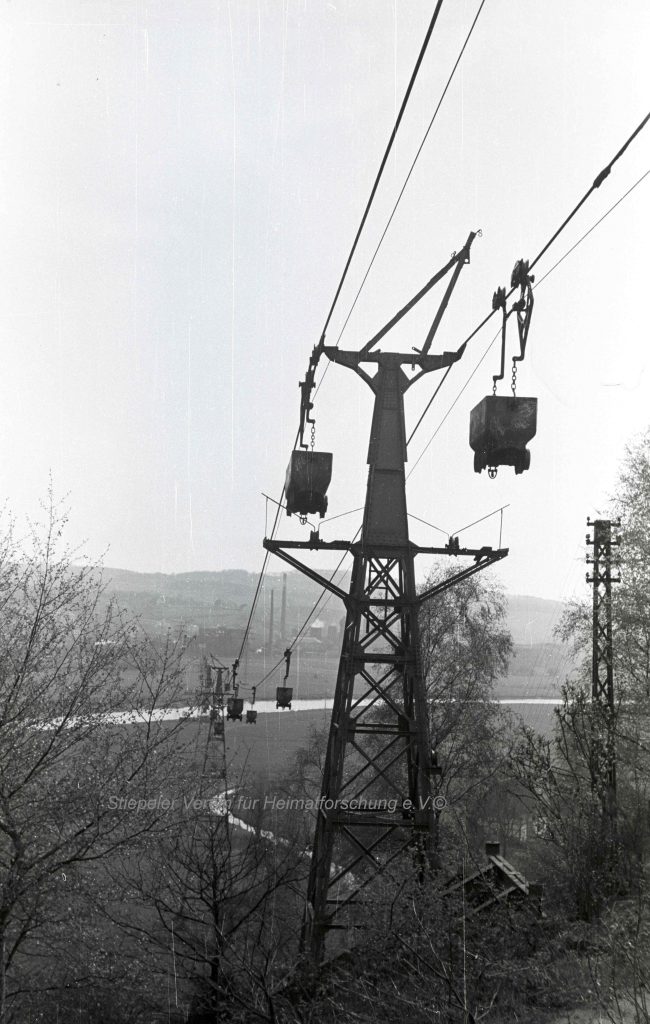 Zeche Klosterbusch: Stahlstützenkonstruktion, 1950