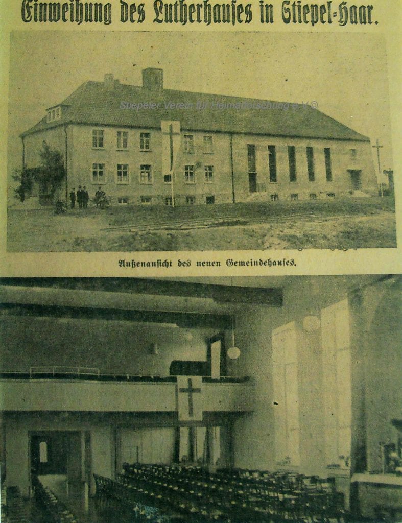 Lutherhaus: Eröffnung 1931