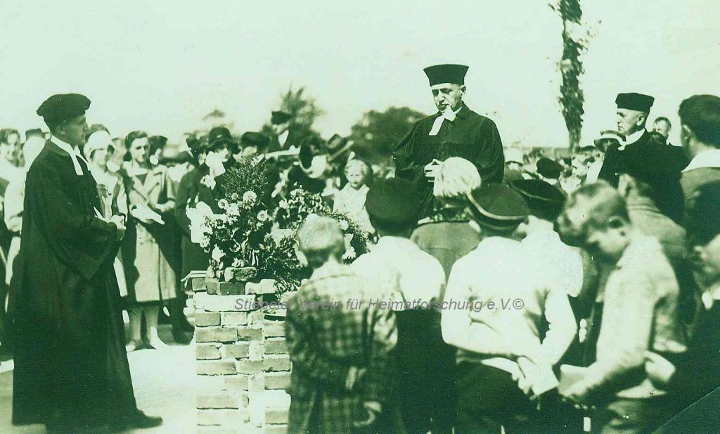 Lutherhaus: Grundsteinlegung August 1931