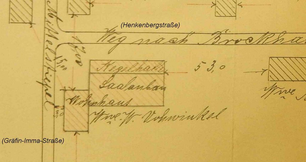 Grundriss 1894, Quelle: Stadtarchiv Bochum