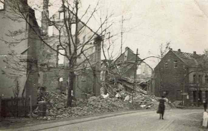Kemnader Straße, kurz vor der Krockhausstraße, Blick nach Süden, Mai 1943
