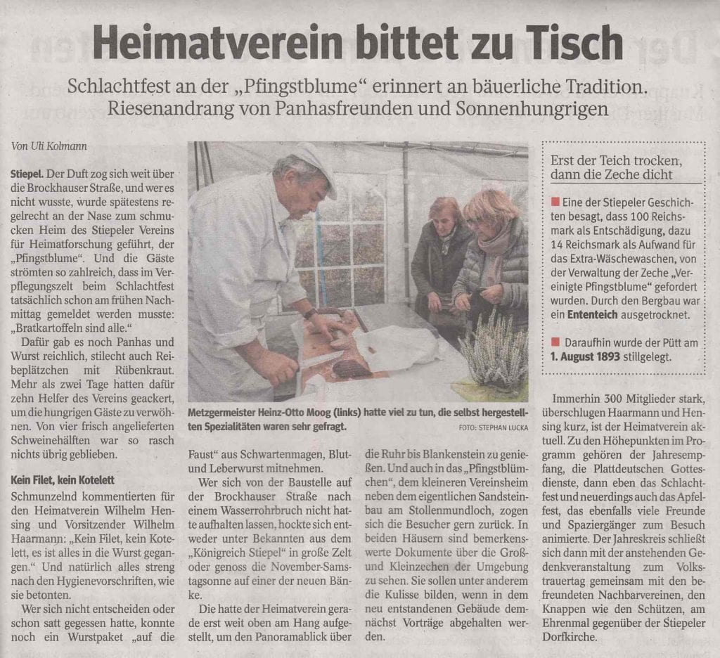 WAZ vom 5. November 2018
