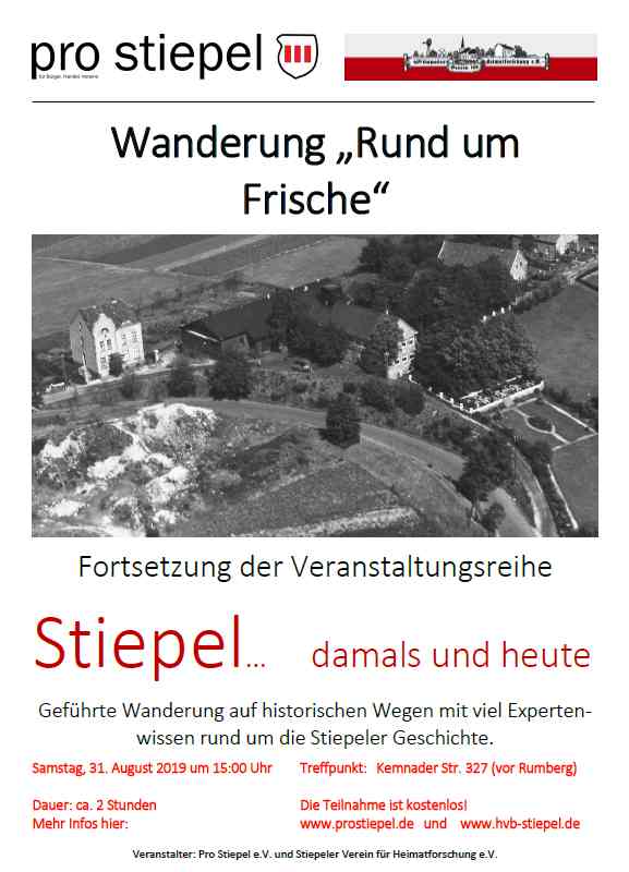 Flyer zur Stadtteilwanderung 2019