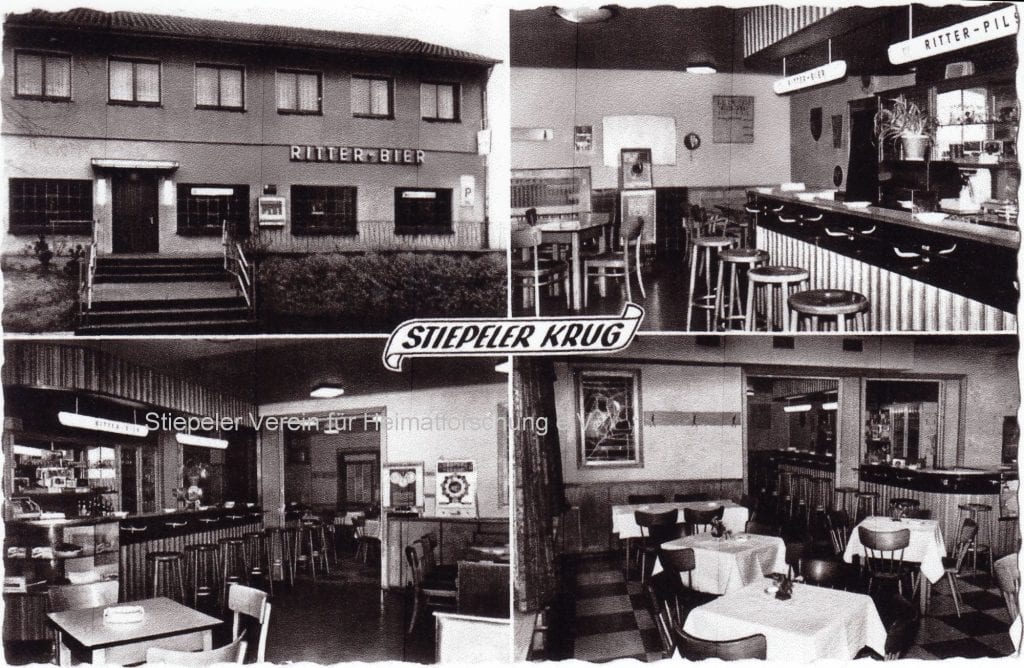 Postkarte "Stiepeler Krug" 1960er Jahre