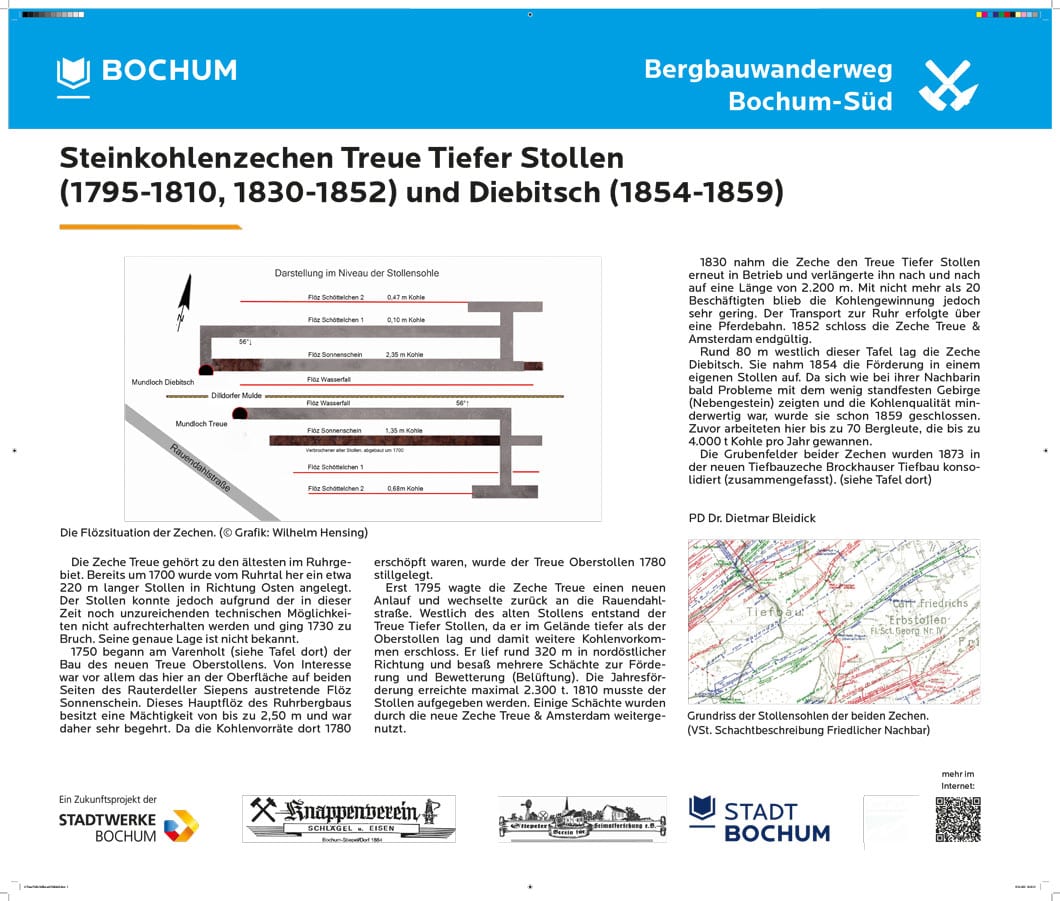 Treue tiefer Stollen und Diebitsch