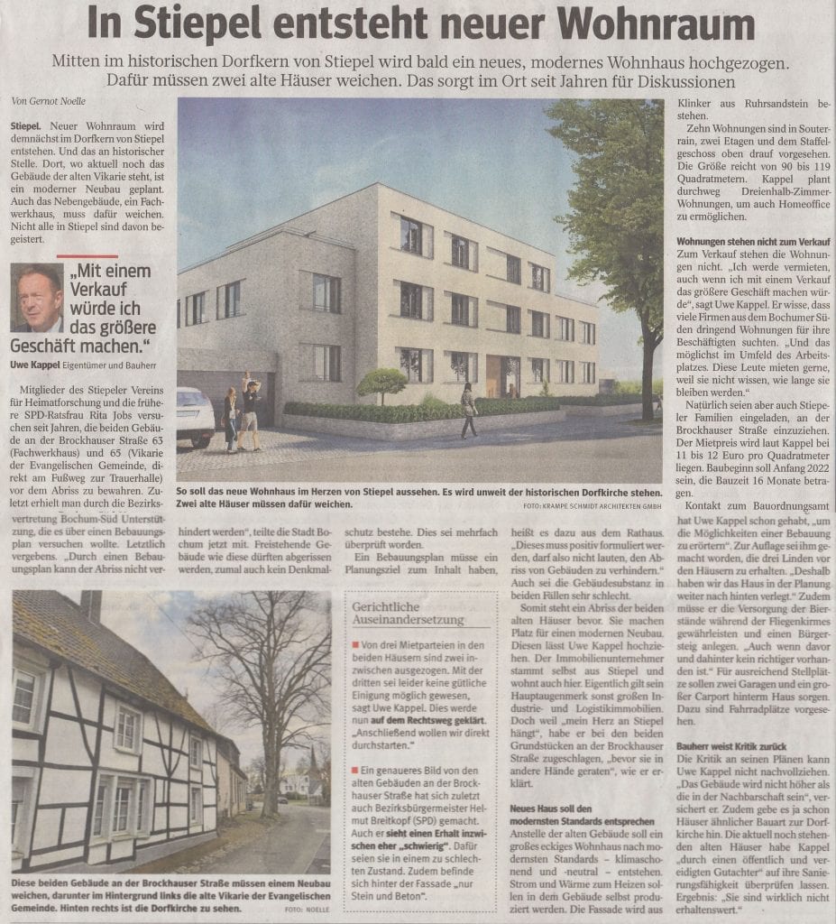 WAZ vom 14.09.2021