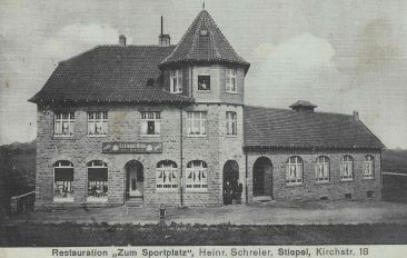Restauration "Zum Sportplatz", 1913